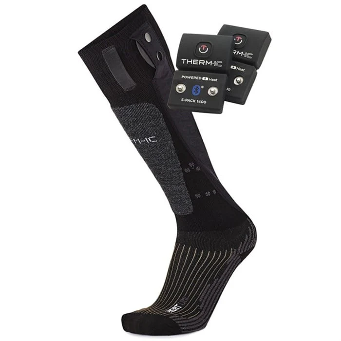 Therm-ic Powersocks Heat Fusion Heated Socks + S-Pack 1400B Battery